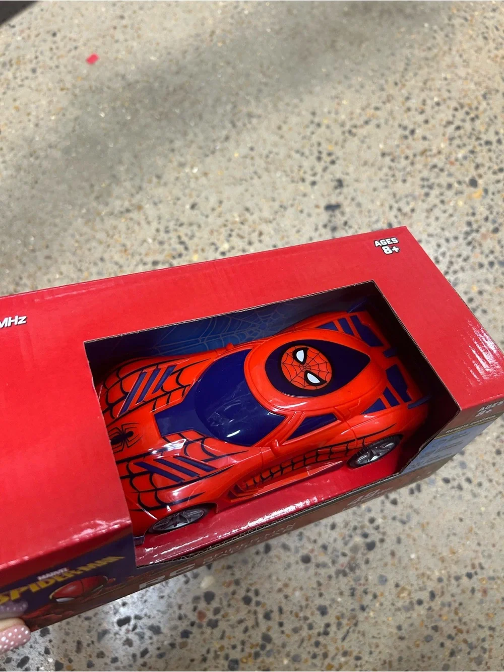 NWT Marvel Spiderman remote control race car